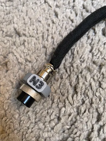 GX16 connector label