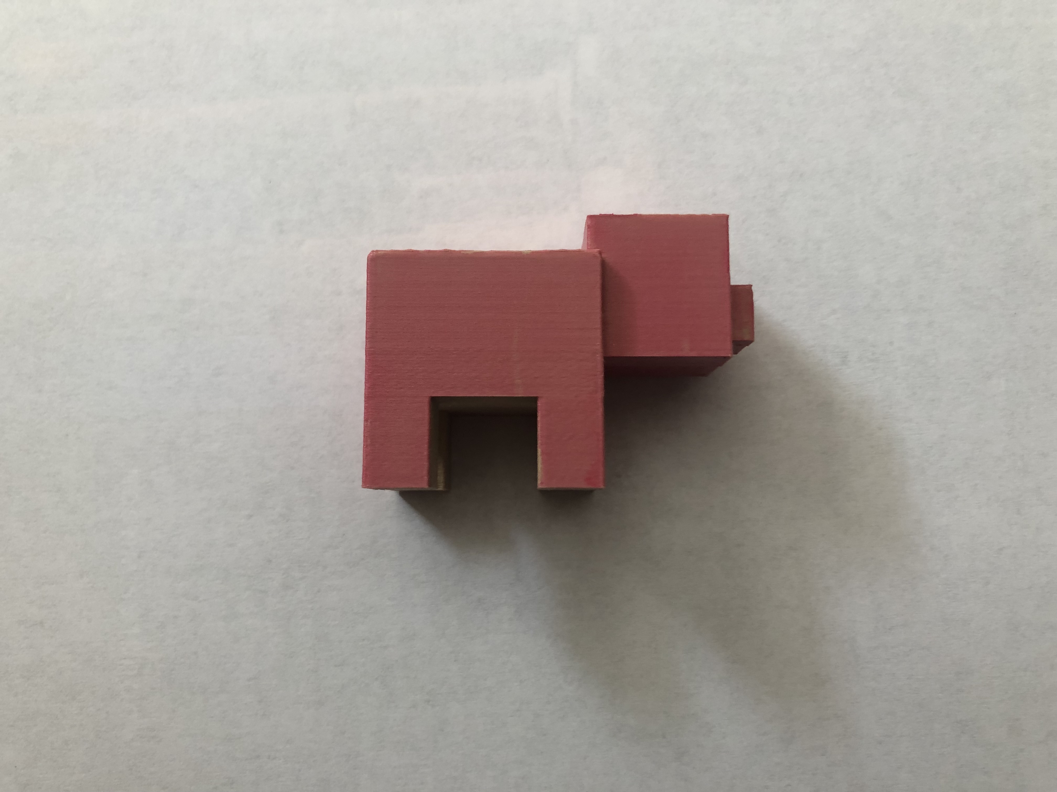 Miniatura 4 do modelo 3D Minecraft Pig