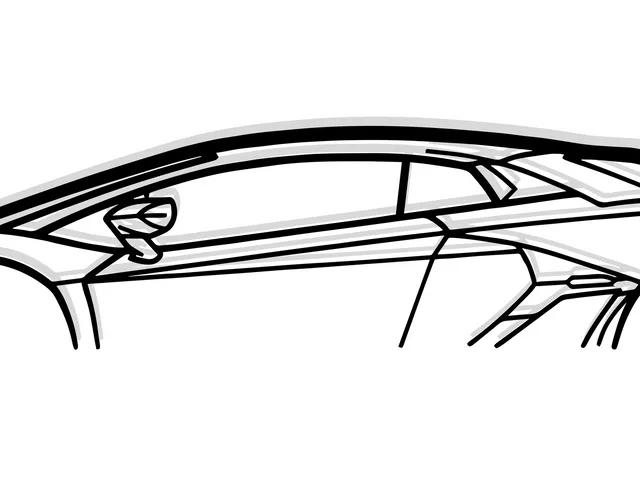 Lamborghini Aventador SVJ Silhouette Wall Art