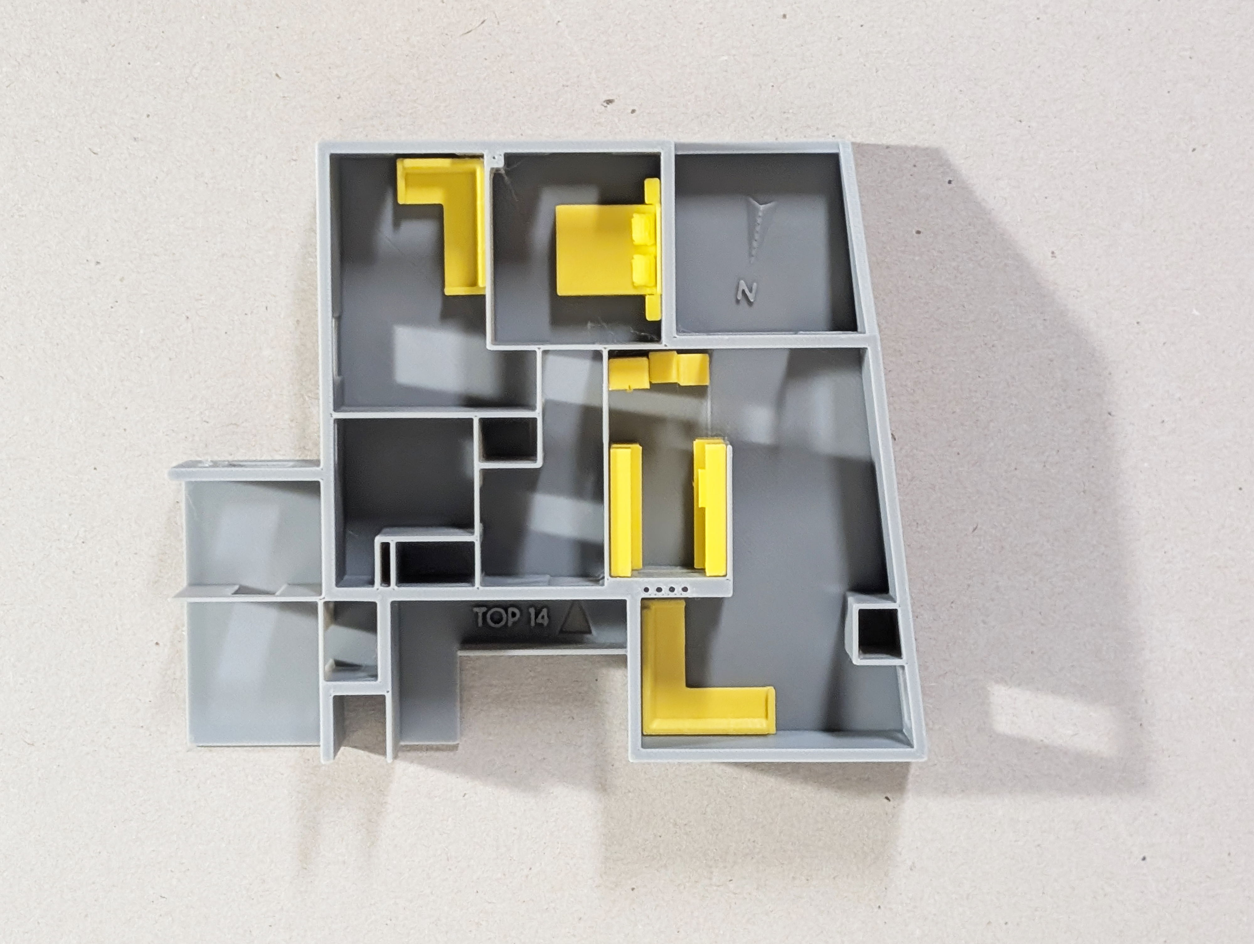 Printable 3D-Floorplan Example w/ Conversion — miniatura 3