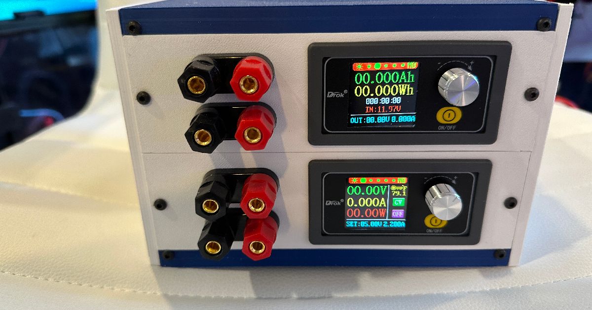 Lab Dual Power Regulator by HackAndSlash Download free STL model