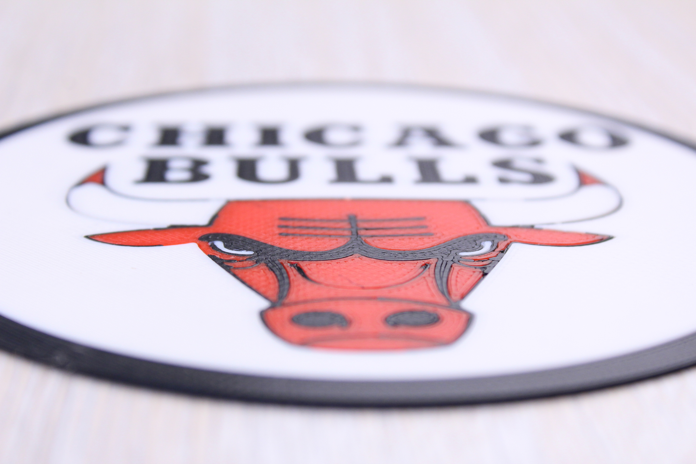 Chicago Bulls Multi-Color 3D Sign by 3DPrintBeginner | Download free STL  model | Printables.com