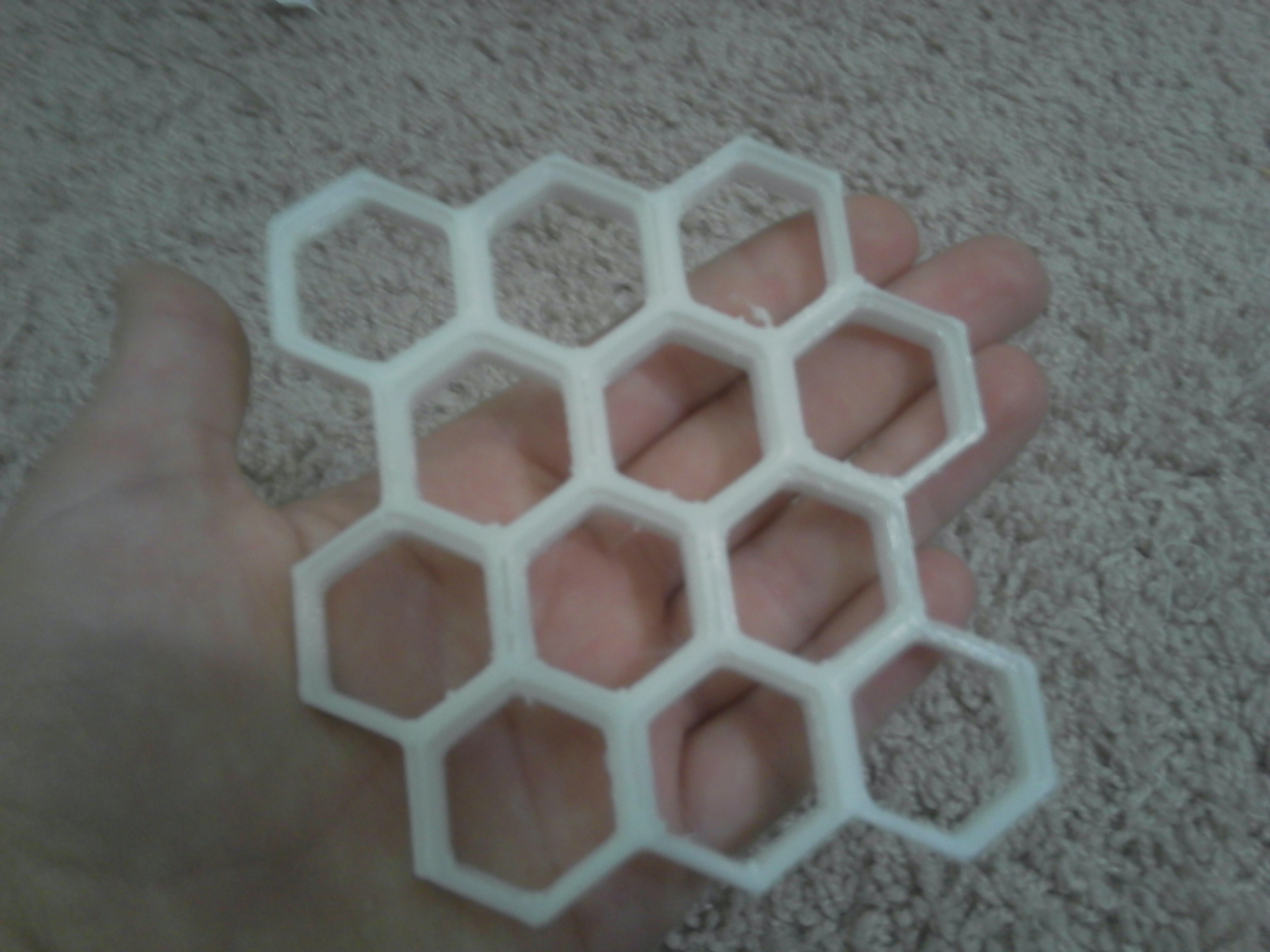 88mm X 82mm honeycomb storage wall section by thearduinoguy | Download ...