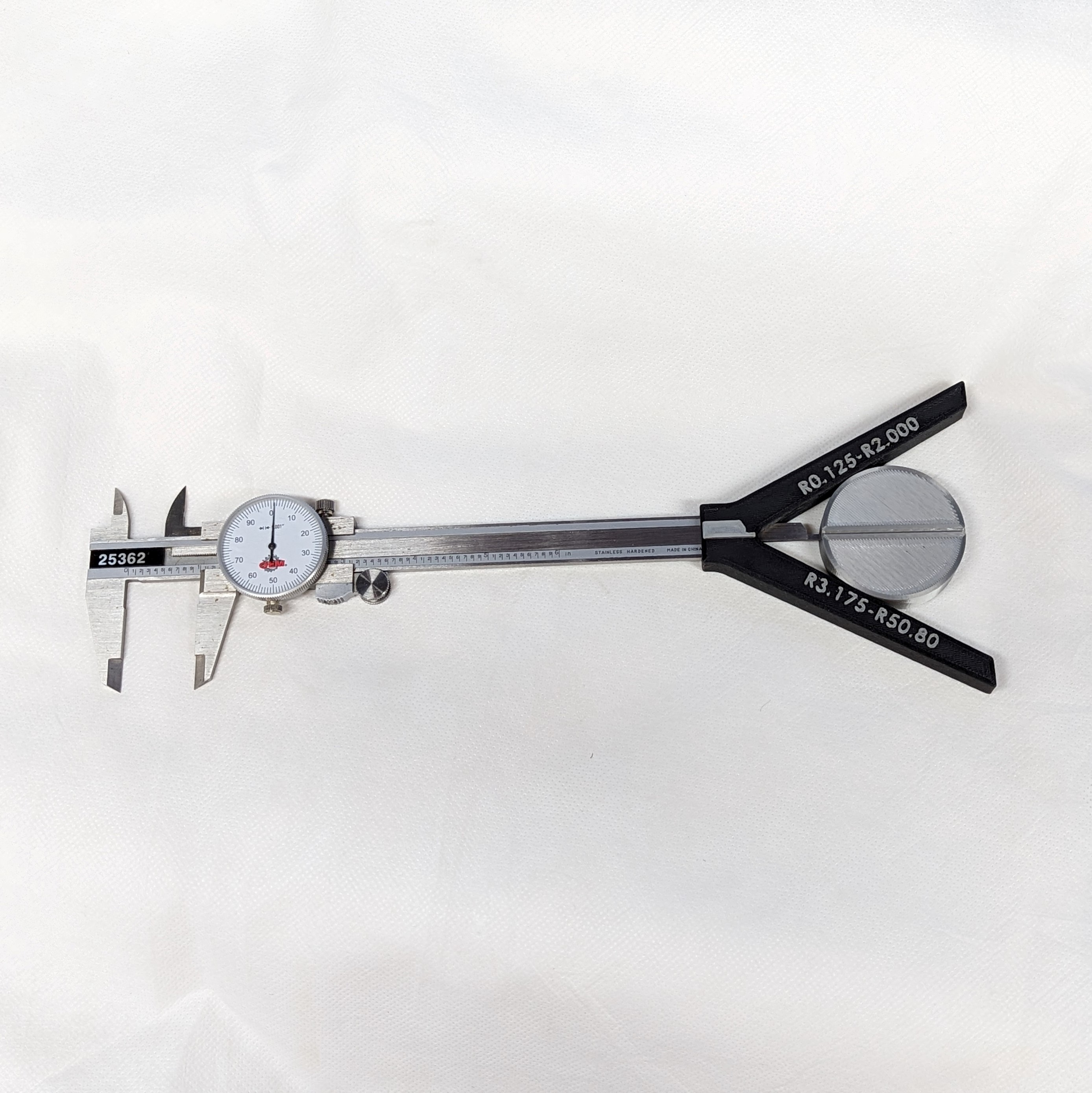 Caliper Radius Adapter by TAKoeninger Download free STL model