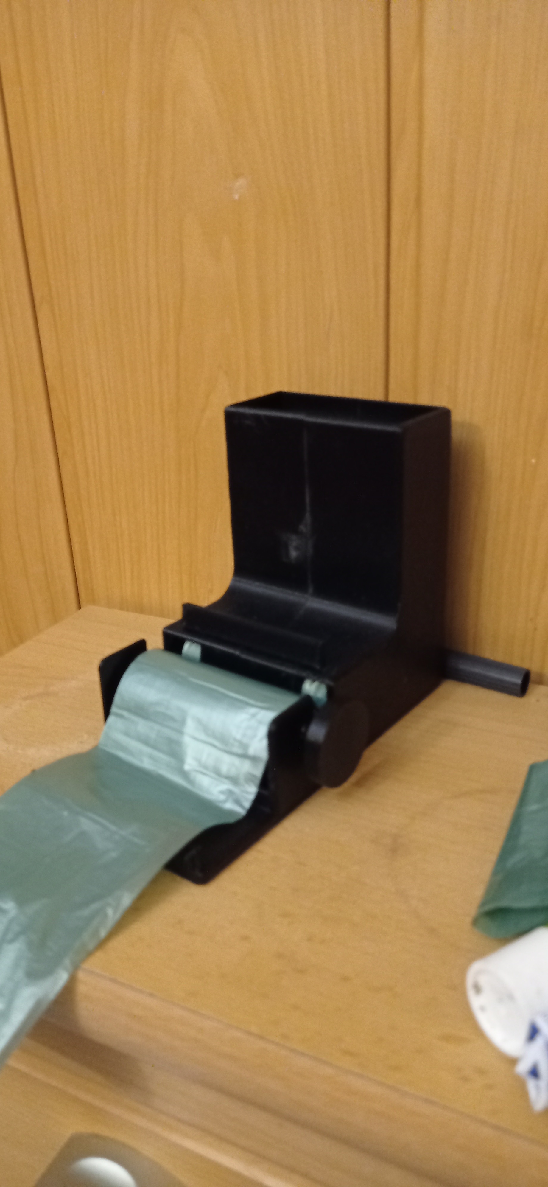 Dog Waste Bag Dispenser and Storage (with Roll Holder) | Easy Bag Separation