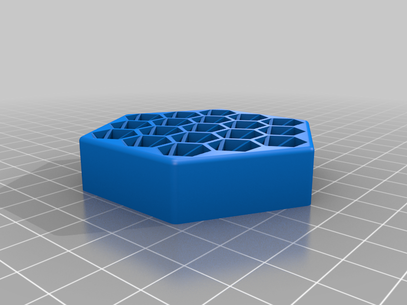 Miniatura 3 do modelo 3D hexagonal bits holder 19 + 37
