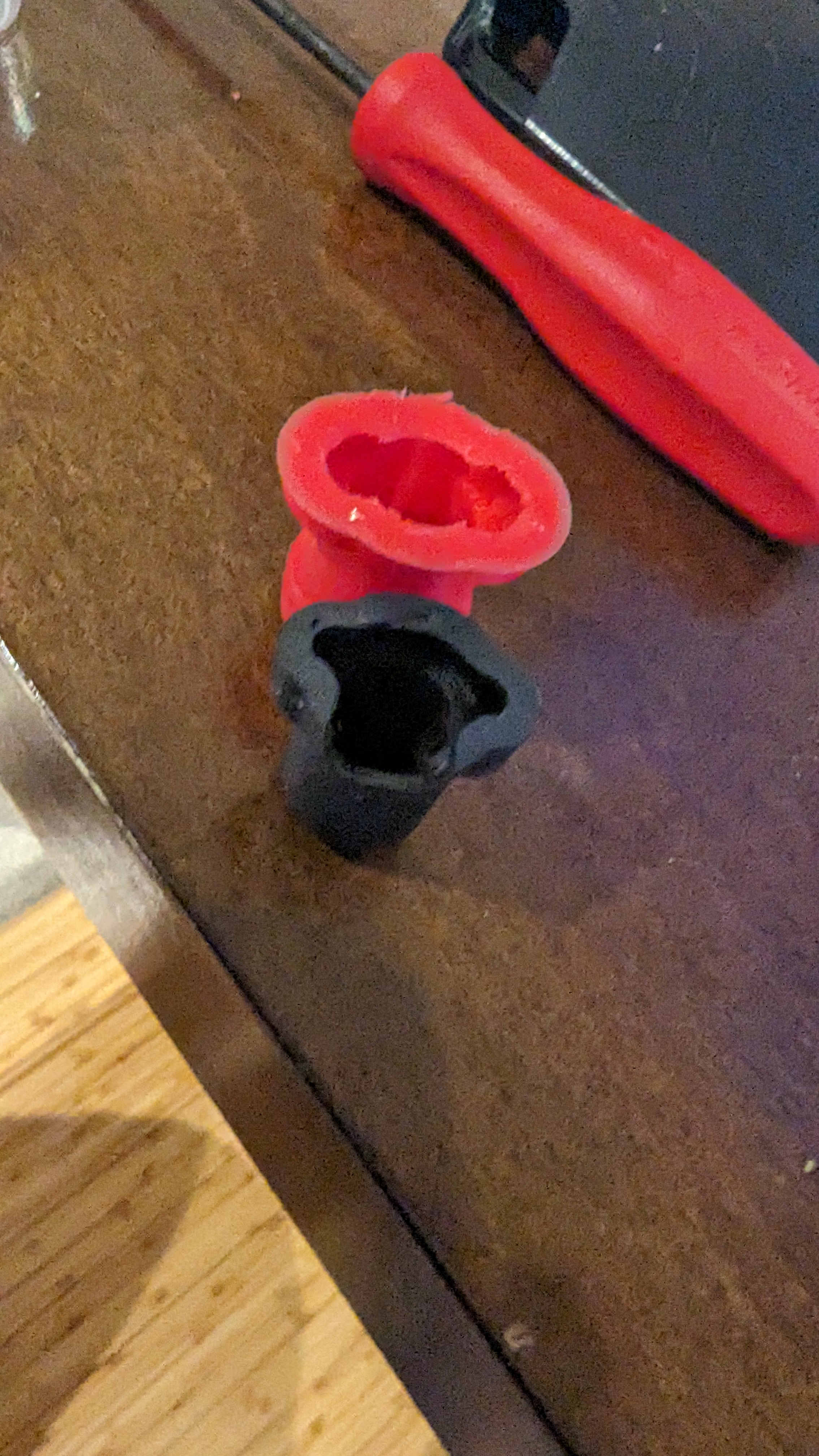 Creality K1 hotend sock mold