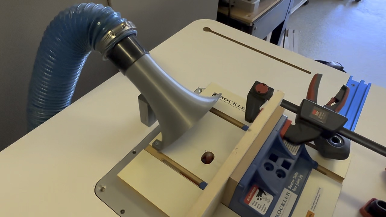 Rockler box jig dust collection funnel by John Kinsella Download free STL model