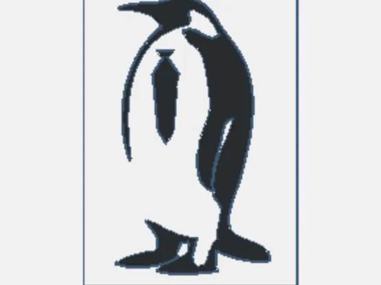 Penguin stencil