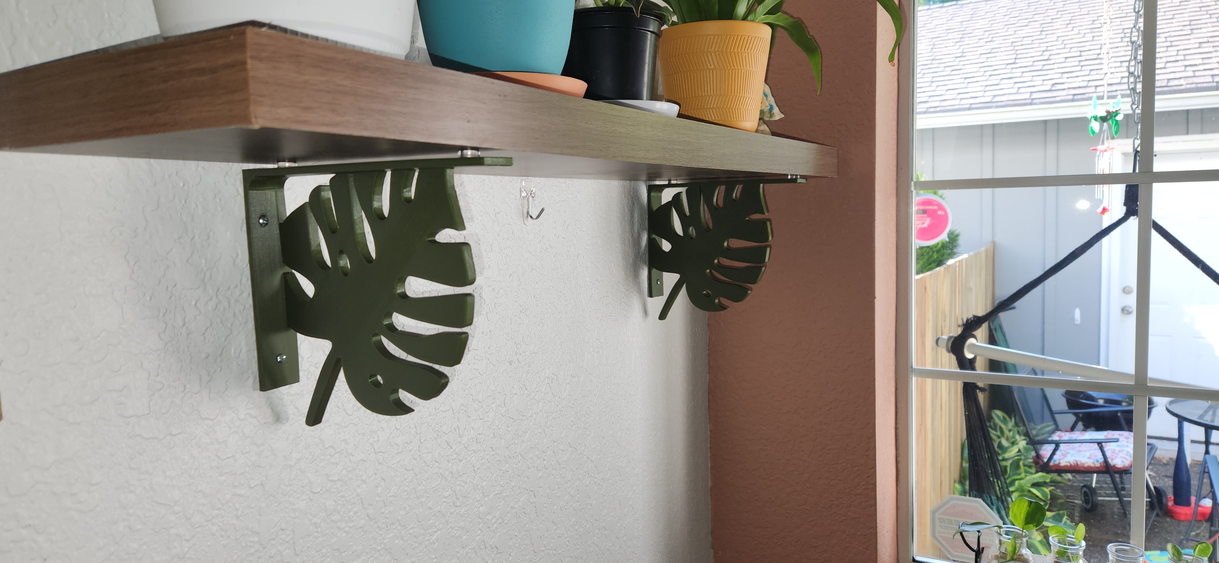 Monstera Shelf Brackets
