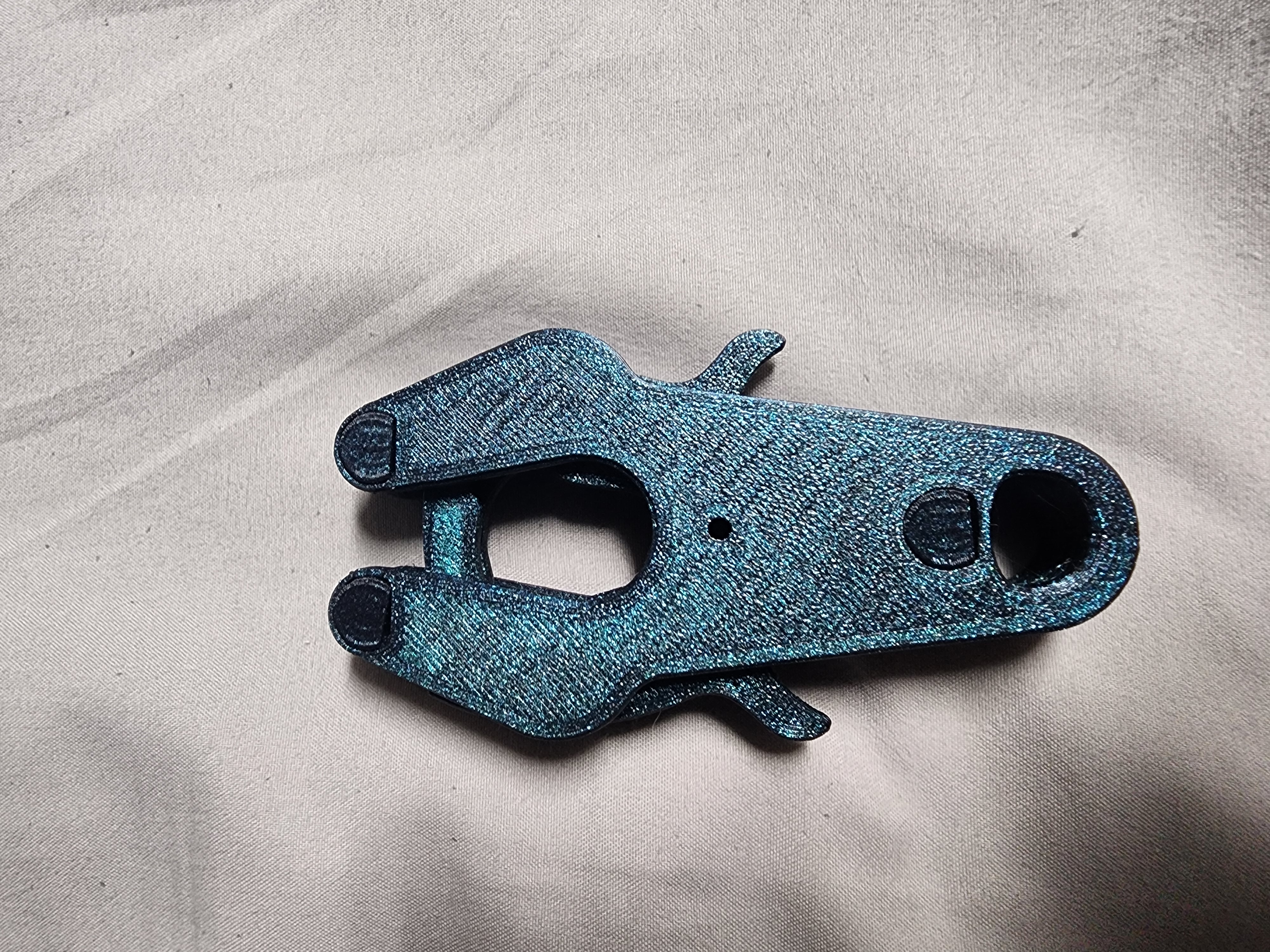 Snap Close Clamp - ALMOST Fully Printable But With Spring