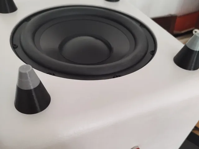 two-component feet for Subwoofers, Speakers or other Furniture