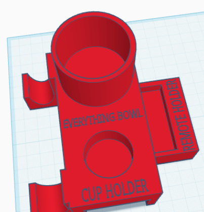 armrest table 3D model