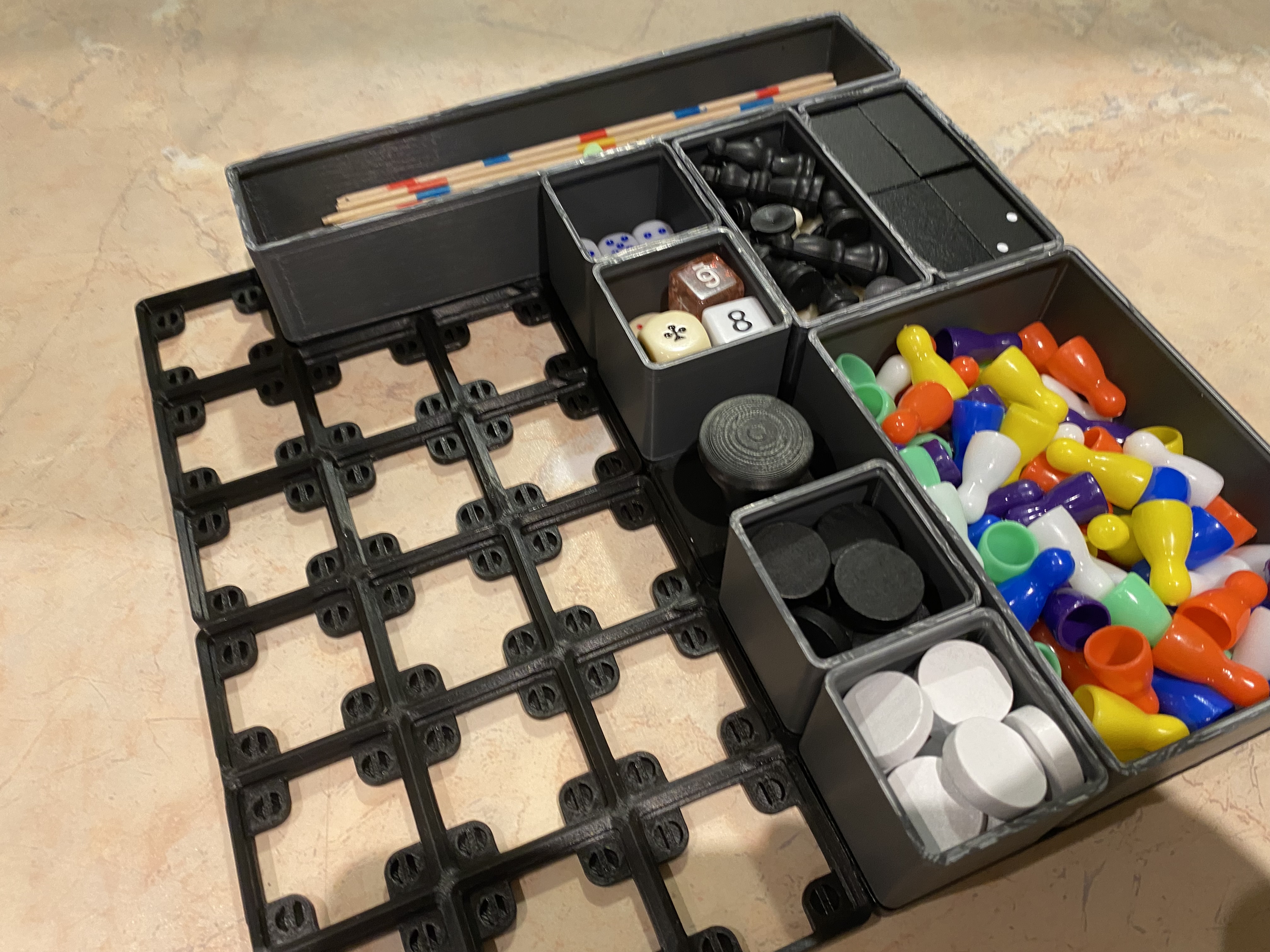 Miniatura 3 do modelo 3D Gridfinity 1x1 bin with handle