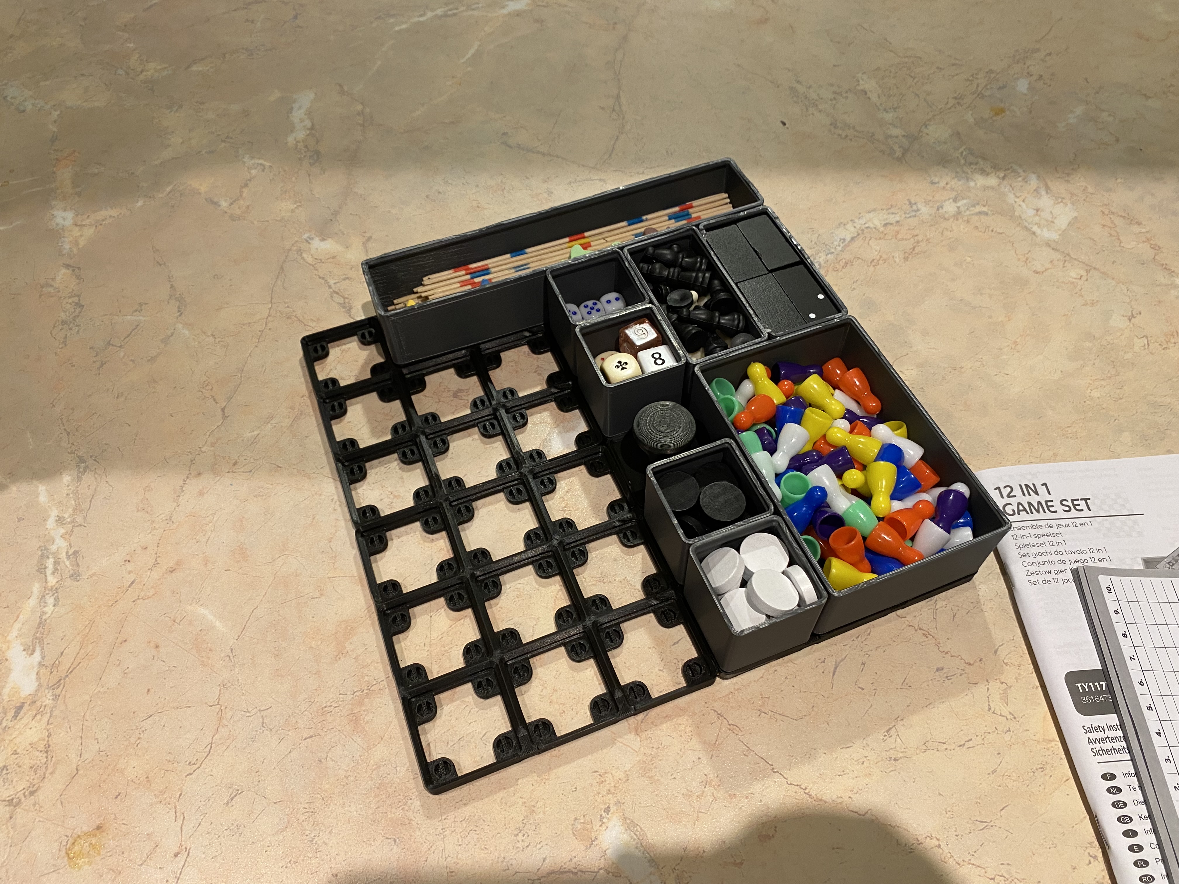 Gridfinity 1x1 bin with handle