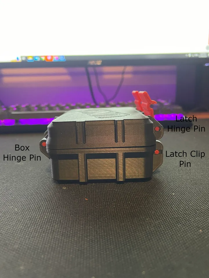 Tiny Rugged Box/Case (NO SCREWS) by Markus, Download free STL model