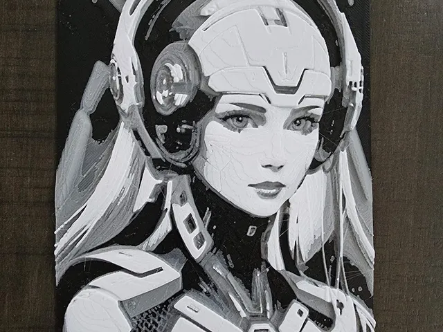 Hueforge Cyborg Woman Print