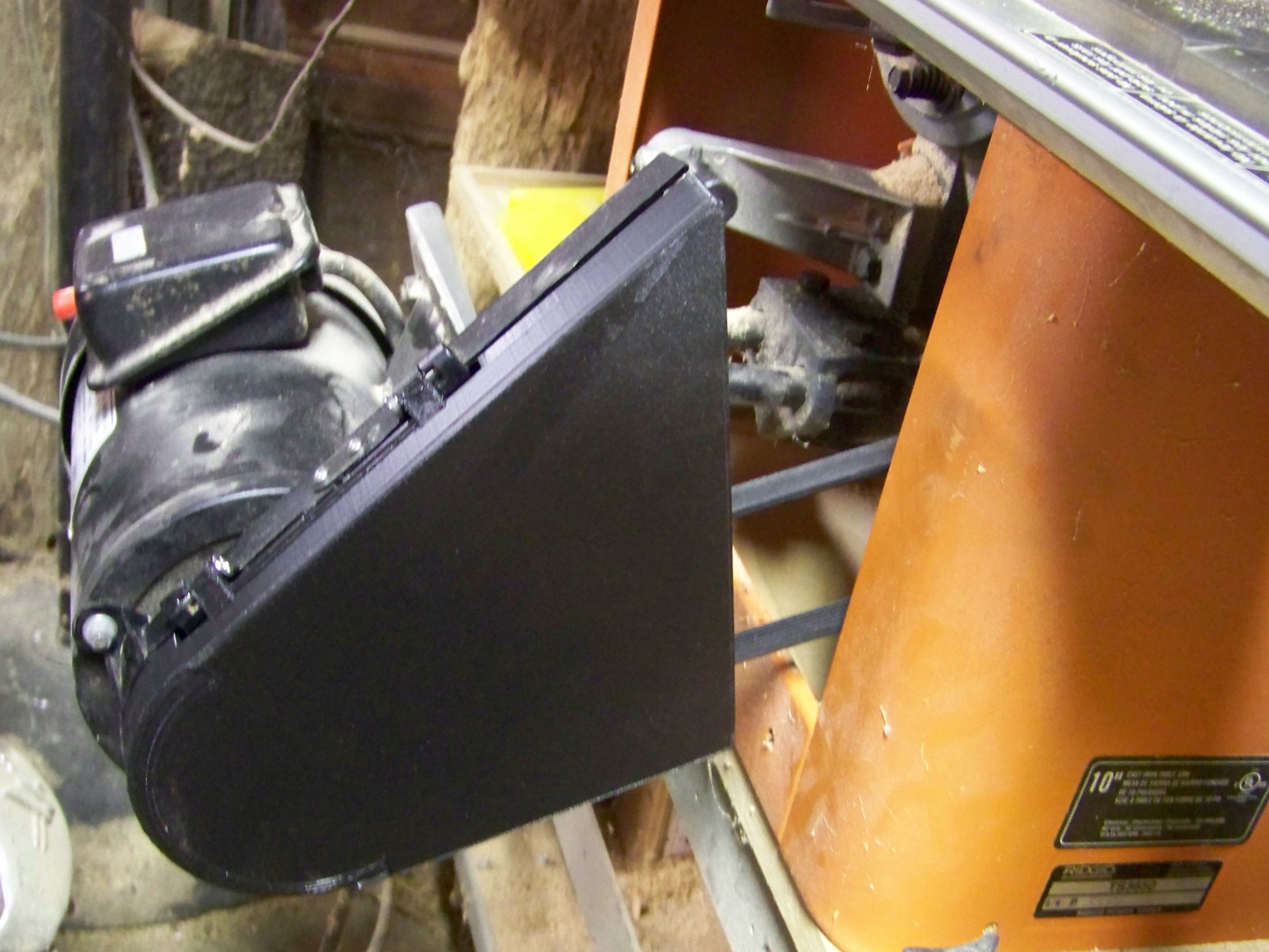 Ridgid TS3650 10" Table Saw Drive Belt Cover by JEO Download free