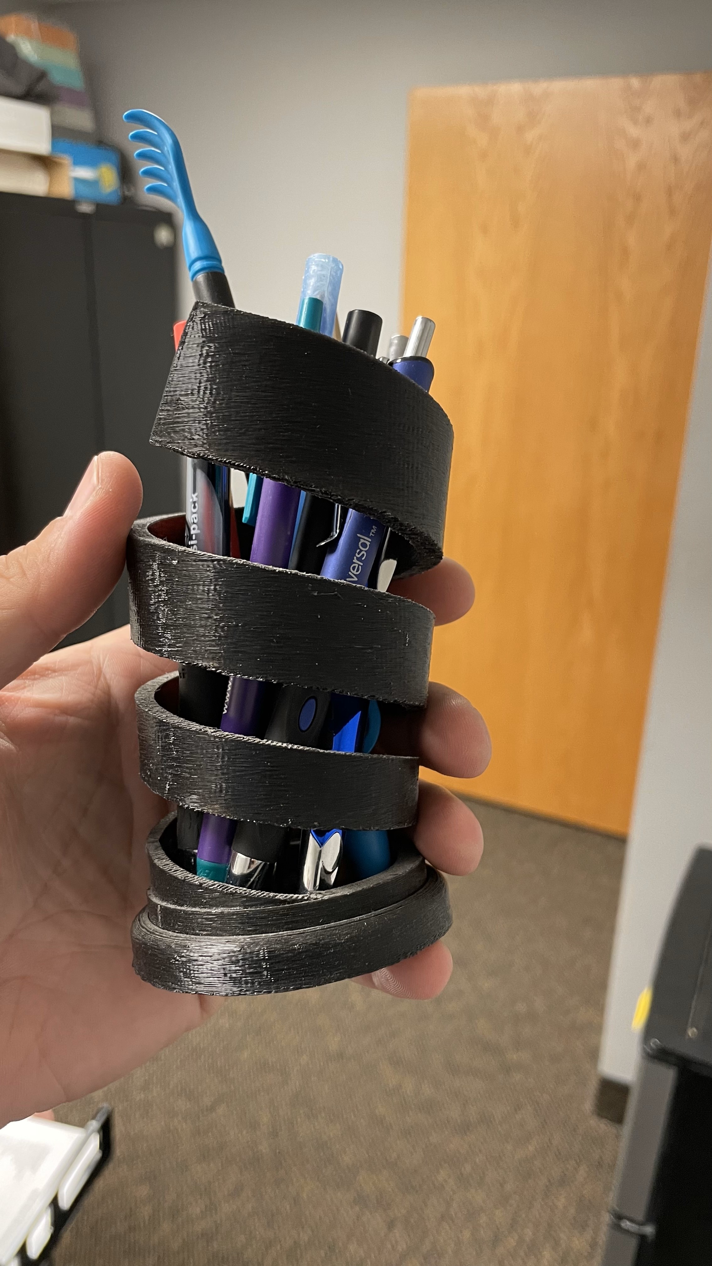 Single Helix Desk Organizer