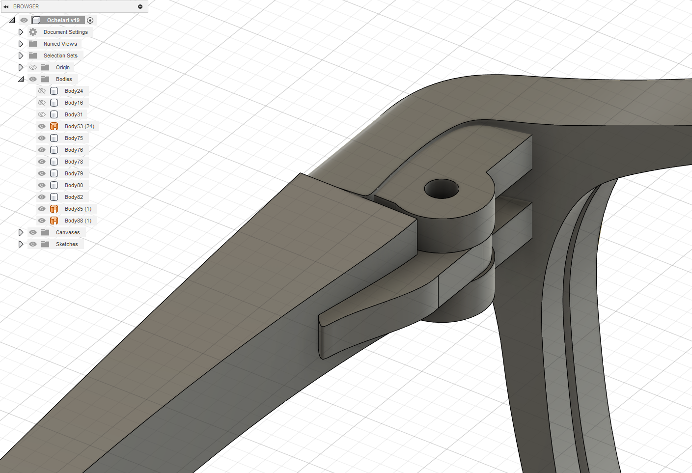 Miniatura 4 do modelo 3D Glasses frame