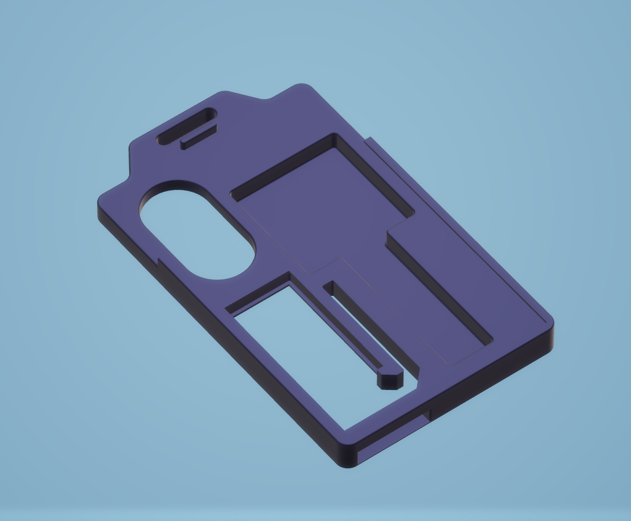 Badge Holder Yubikey by ocyrus99 Download free STL model