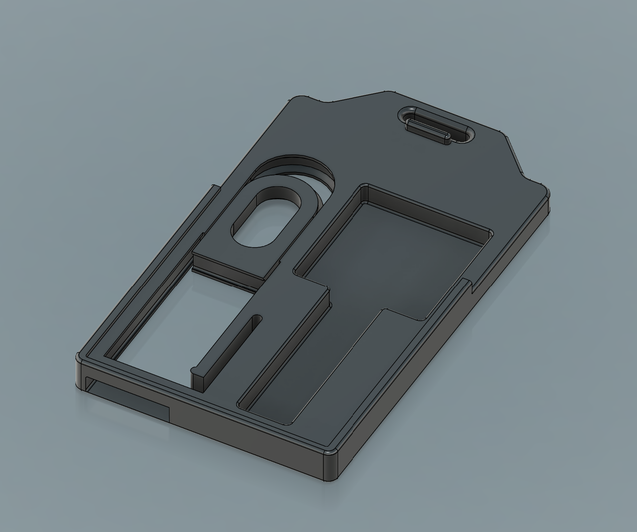 Badge Holder Yubikey by ocyrus99 Download free STL model