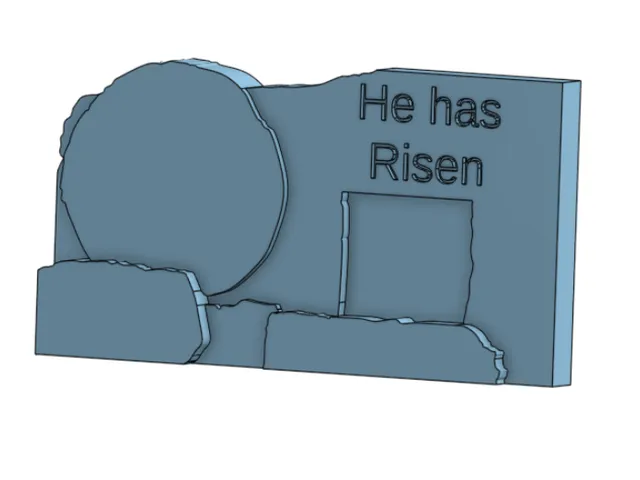 He has risen Jesus tomb