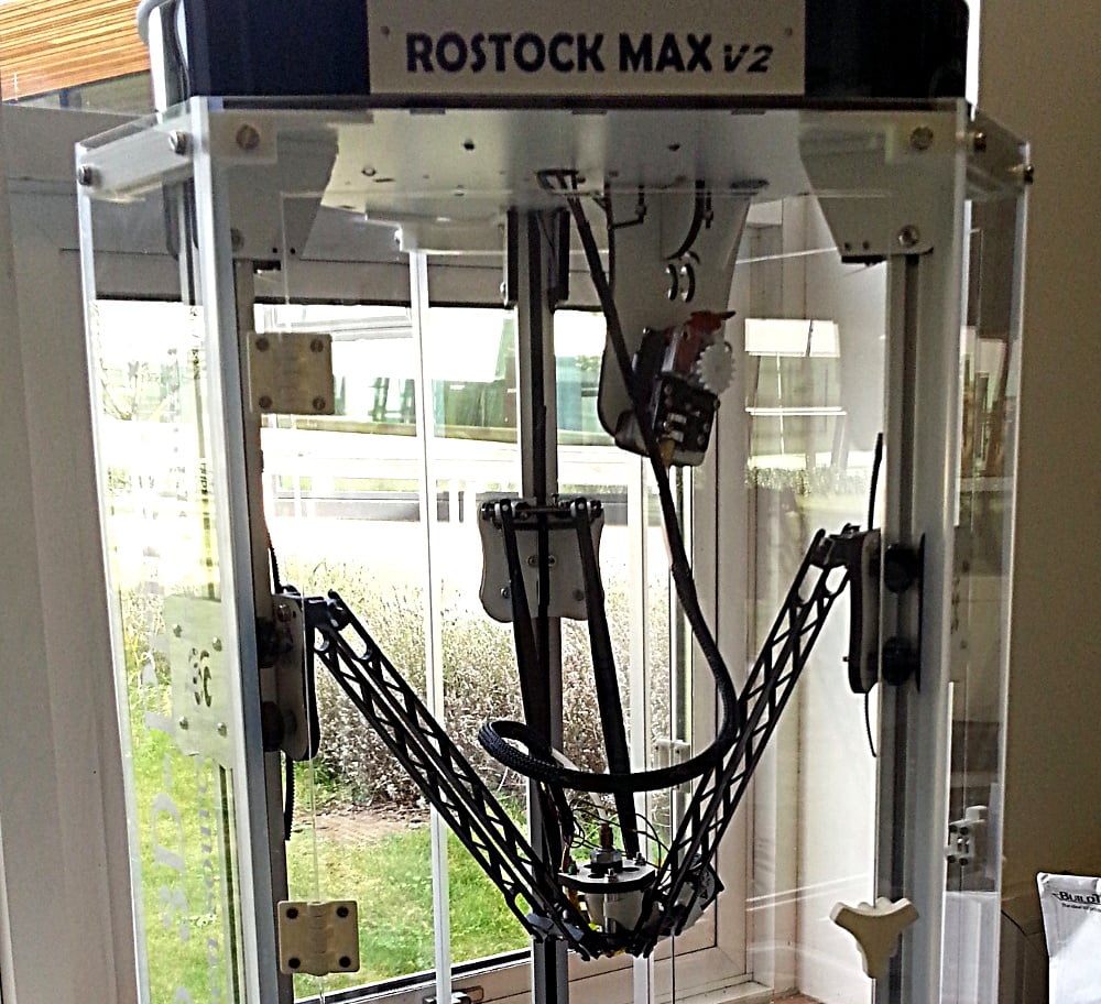 Enclosure For The Rostock Max V2 3d Printer By Libre Hub Download