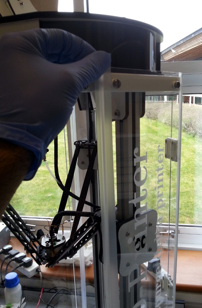 Enclosure for the Rostock Max V2 3D-Printer by LIBRE hub | Download ...