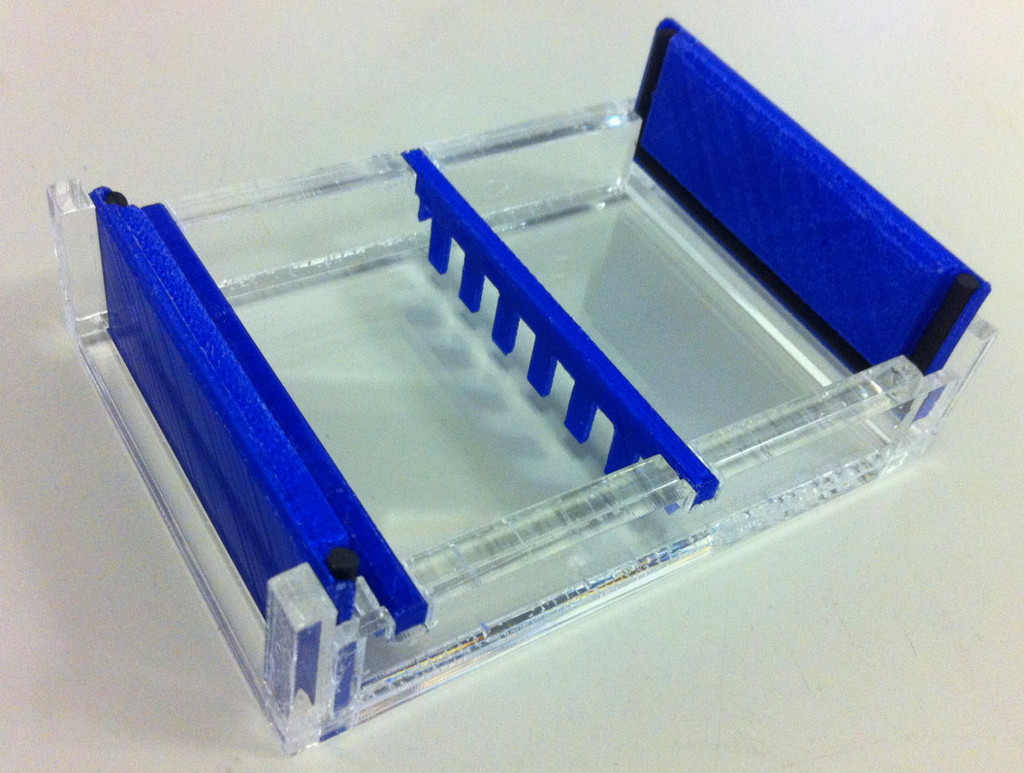 Parametric gel electrophoresis system by LIBRE hub | Download free STL ...