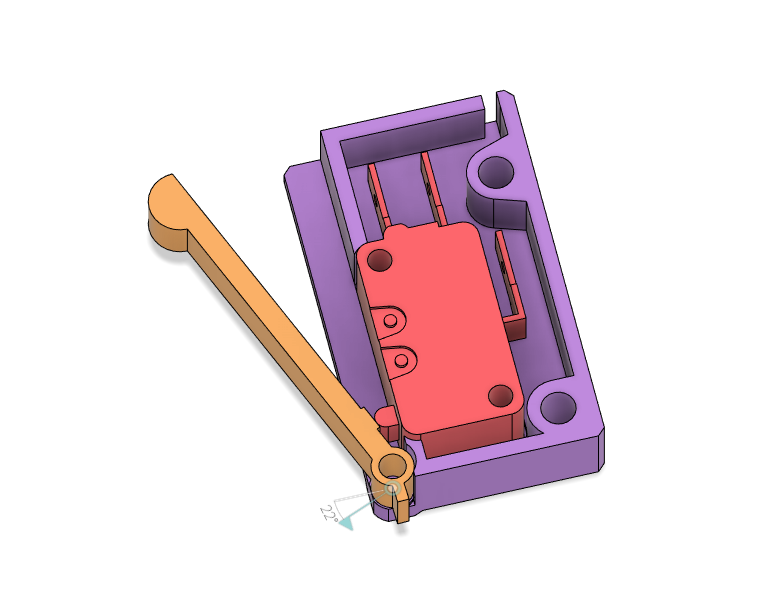 MicroSwitch endstop — miniatura 3