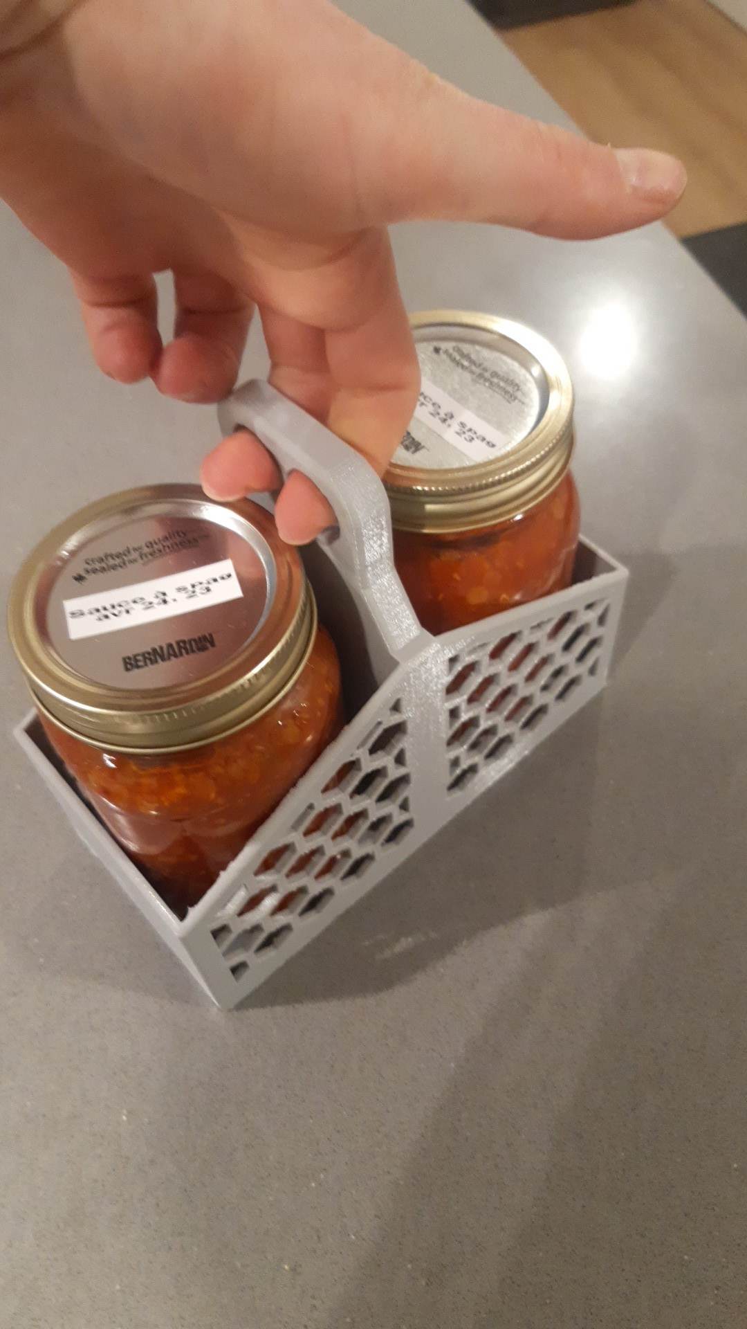 Dual mason jar carrier