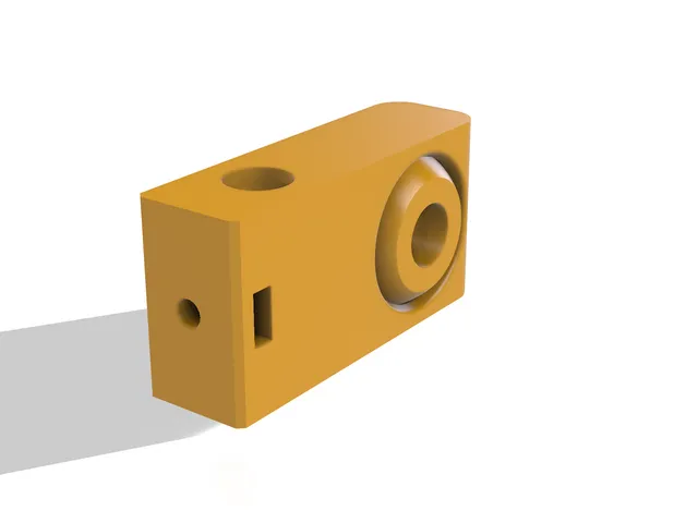 Knife sharpener guide body 10mm - Print-in-Place - M5 Setscrew