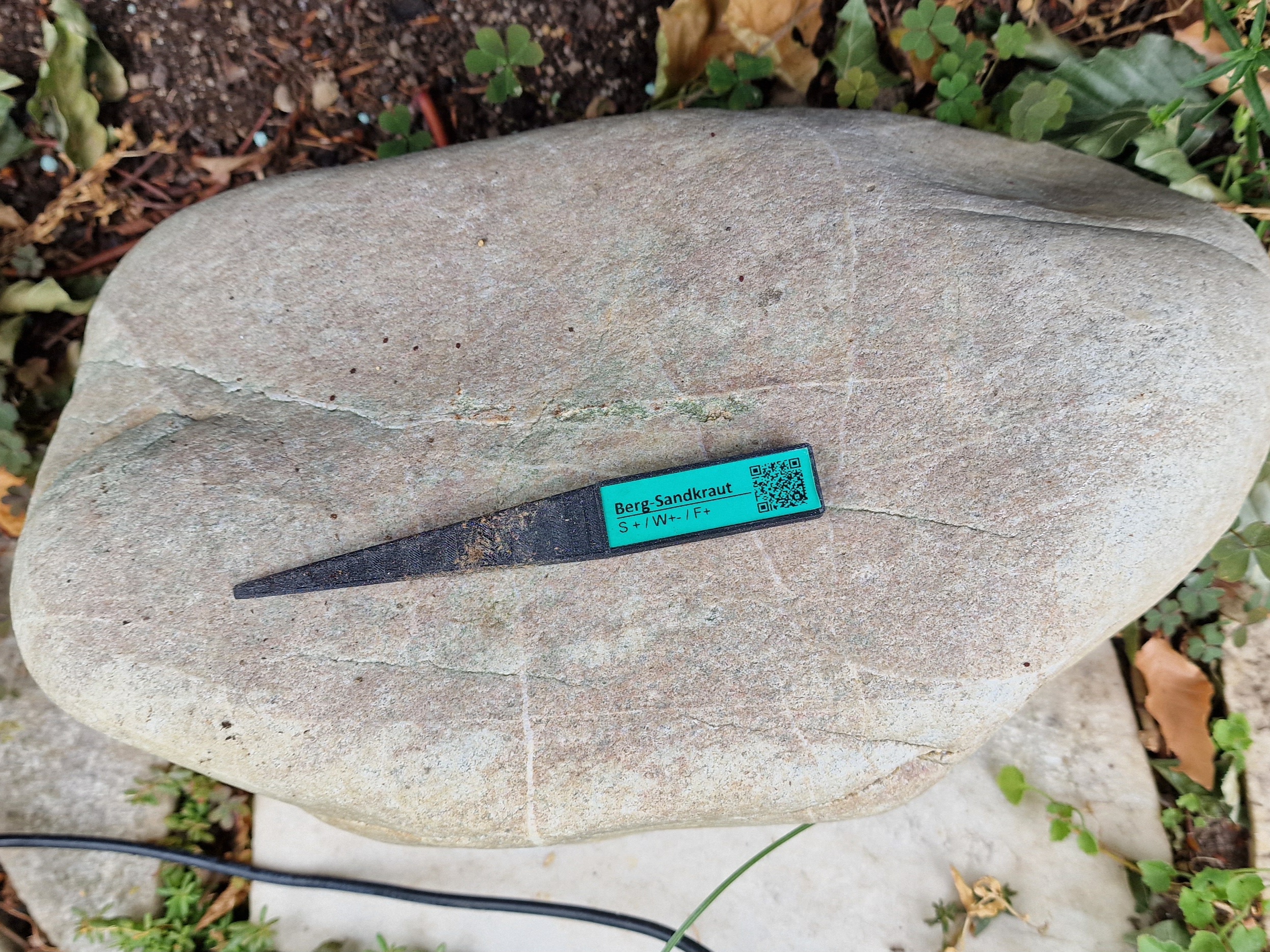 Plant Tag with QRlabel by rbx;) Download free STL model