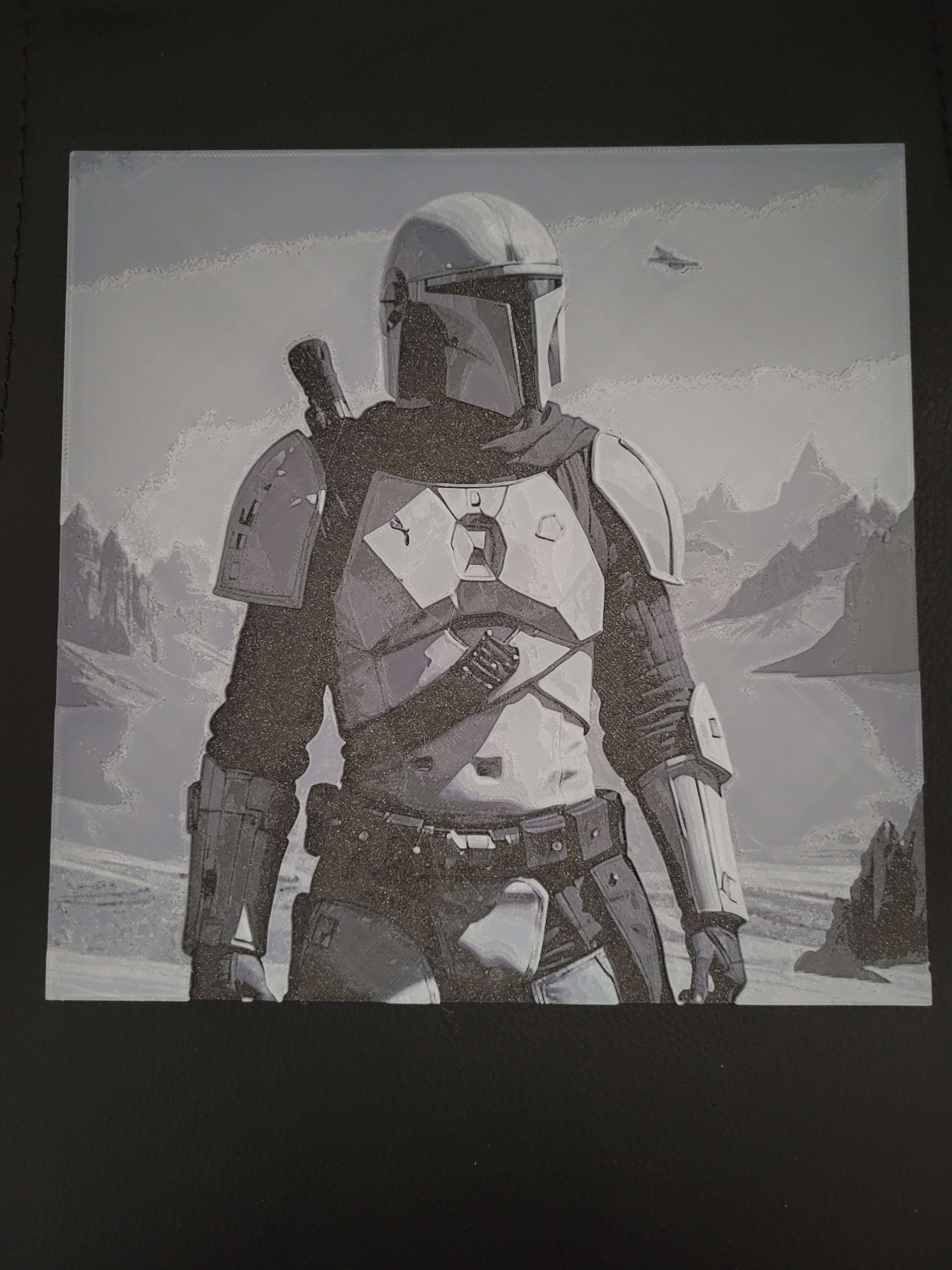 HueForge Mandalorian