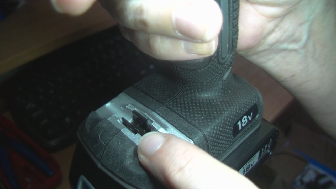 Black and Decker battery drill screwdriver bits holder. Model BCD700S