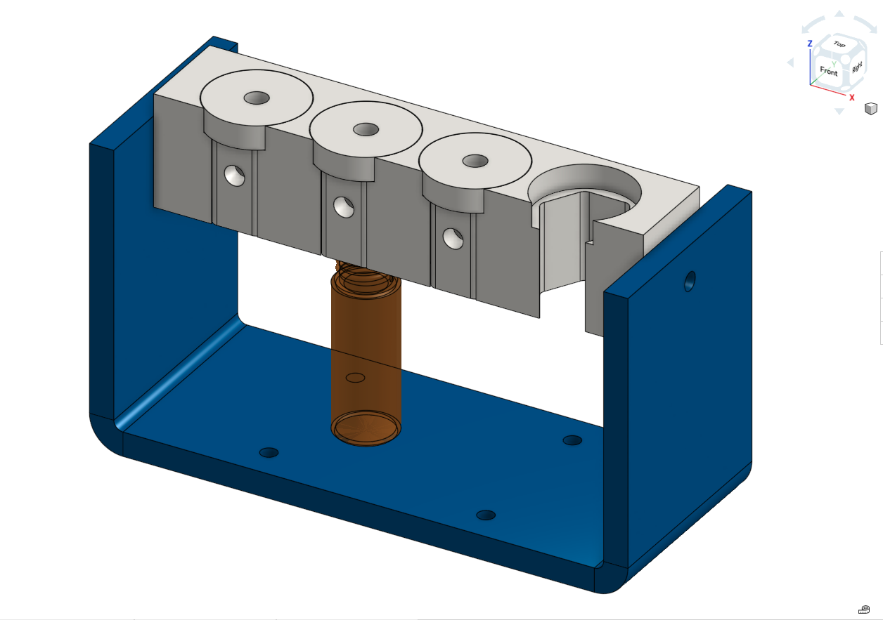 Modular pressure vial holder with manifold caps by LIBRE hub | Download ...