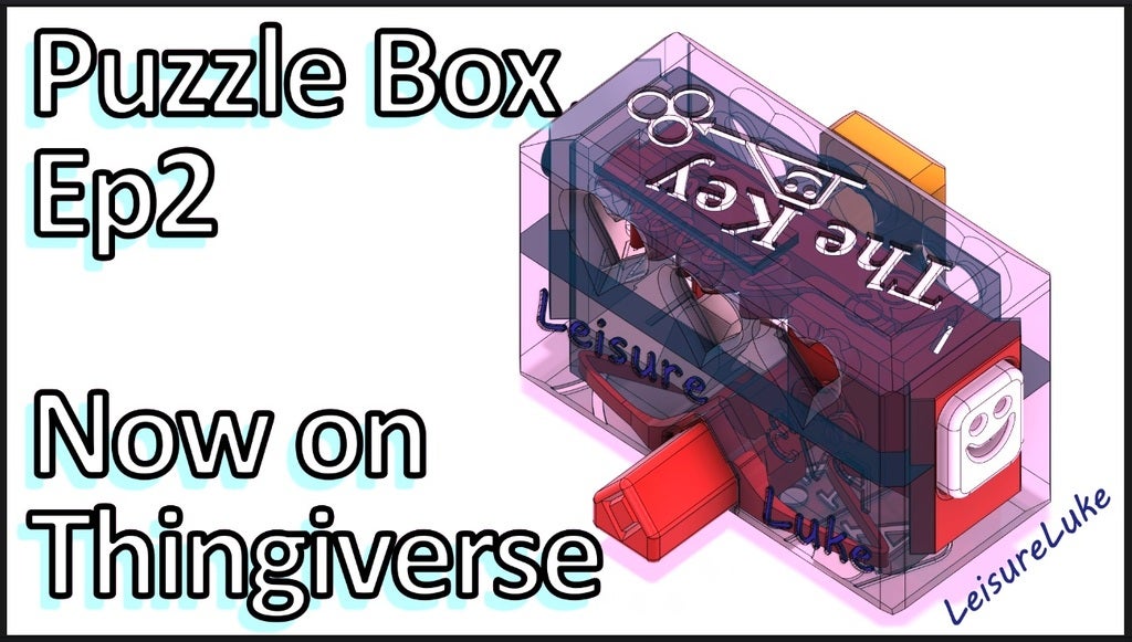 The Key Puzzle Box by LeisureLuke Download free STL model