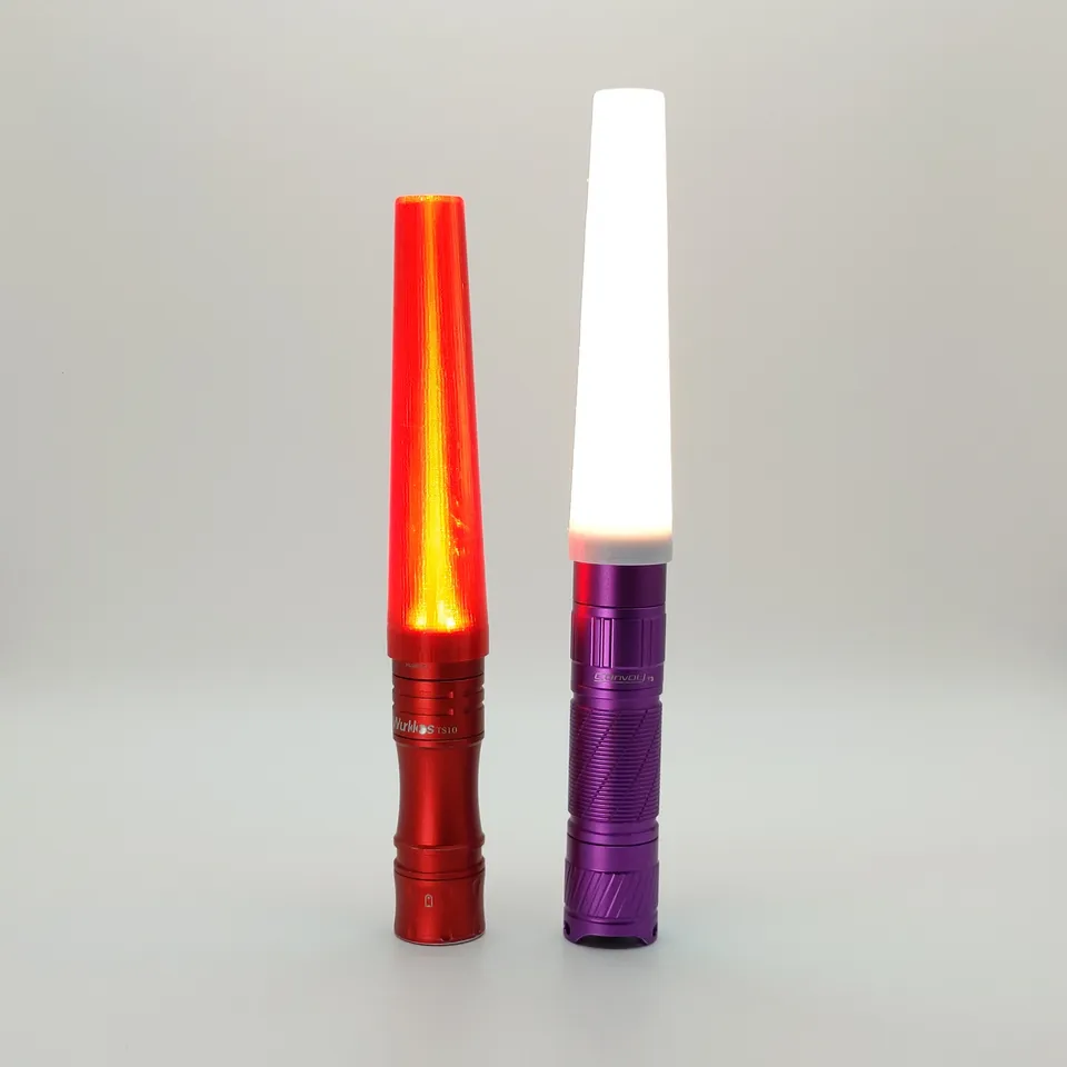 Flexible Flashlight Diffuser for Wurkkos TS10, Convoy T3, or Skilhunt ...