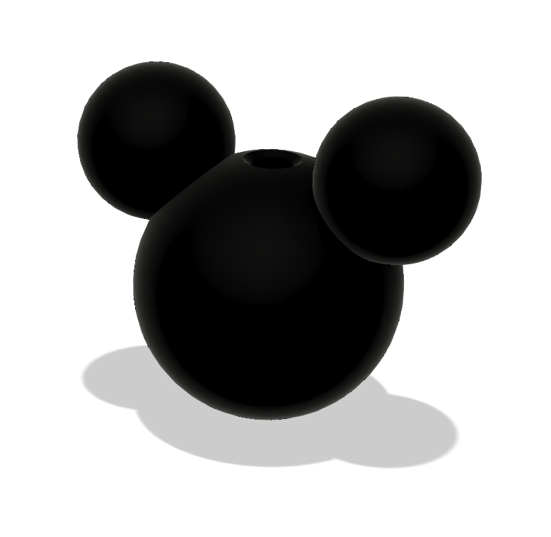 Mickey Mouse - YOYO 5A Counterweight by rookiebwoy | Download free STL ...