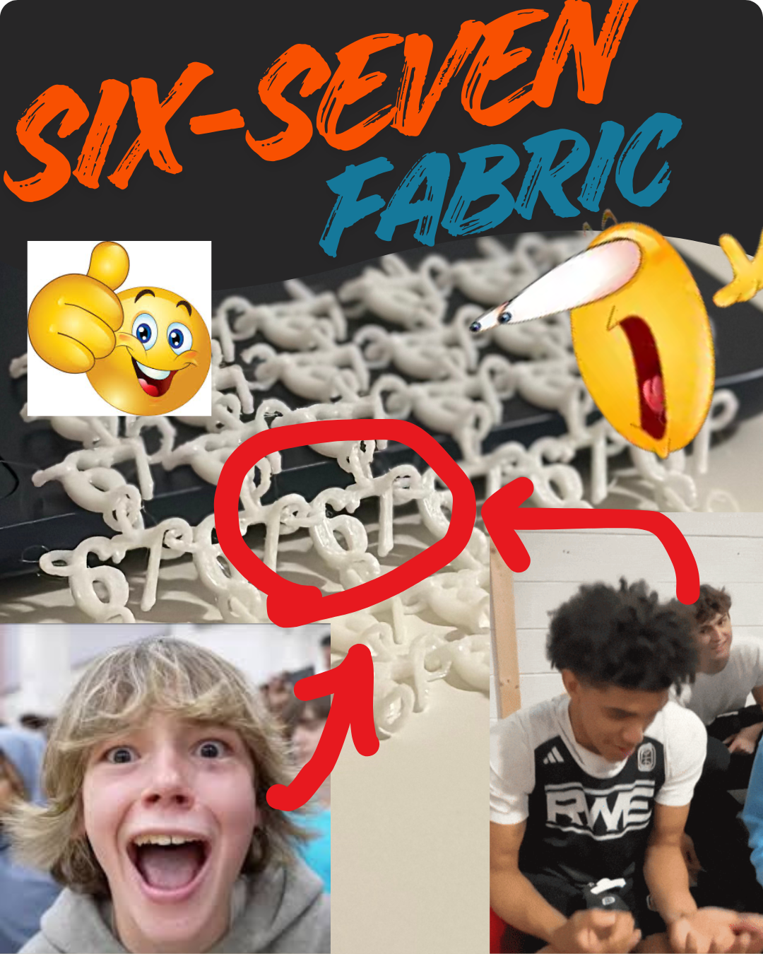 SIX SEVEN FABRIC (67 meme fabric lol)