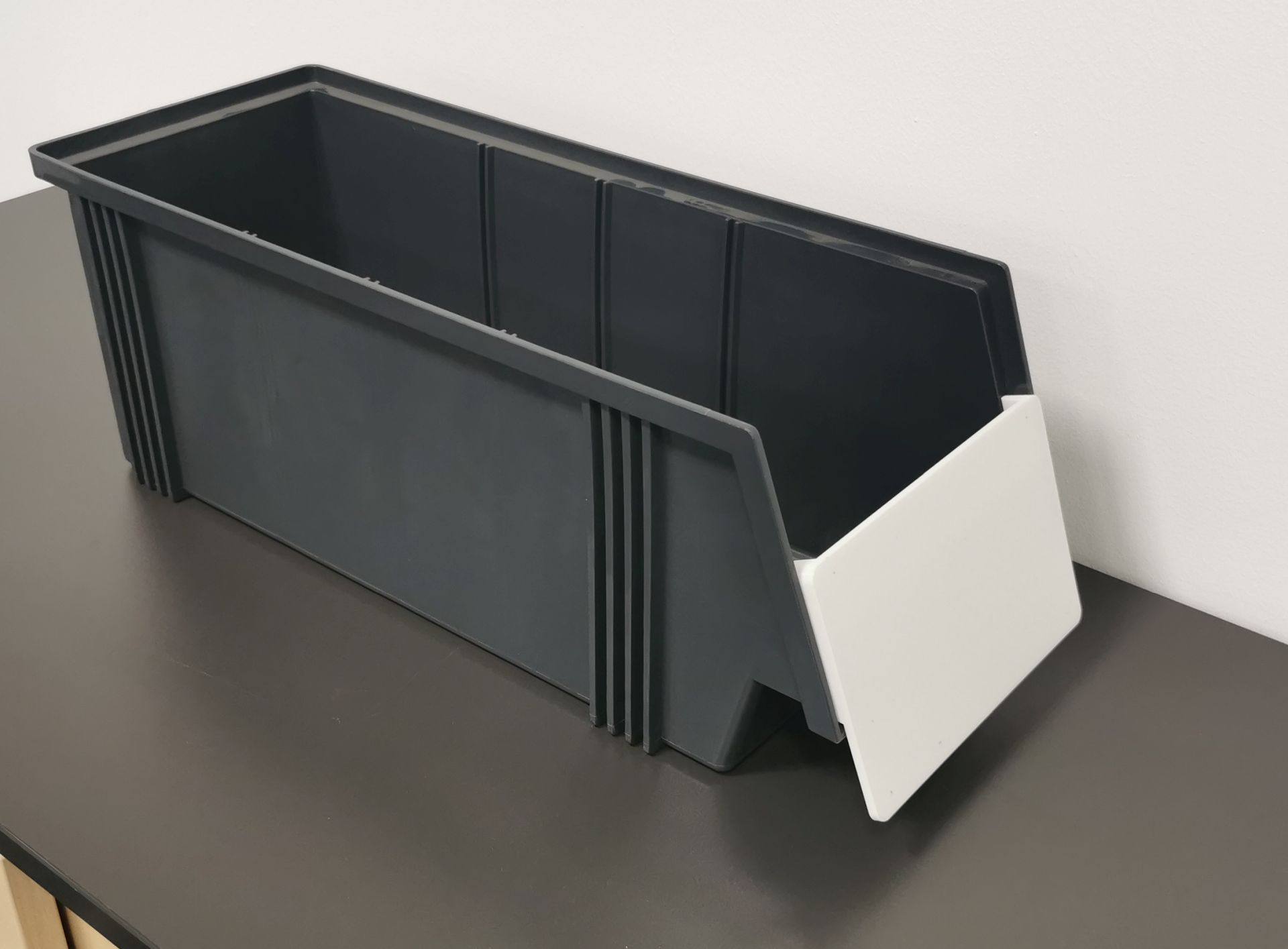 Label Holder for Treston 1950 Stacking Bin Organizer Stapelbehälter Sichtlagerkasten