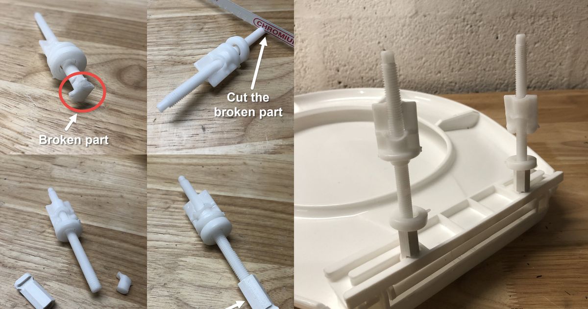 Repair fixing bezel toilet seat by Regis Download free STL model