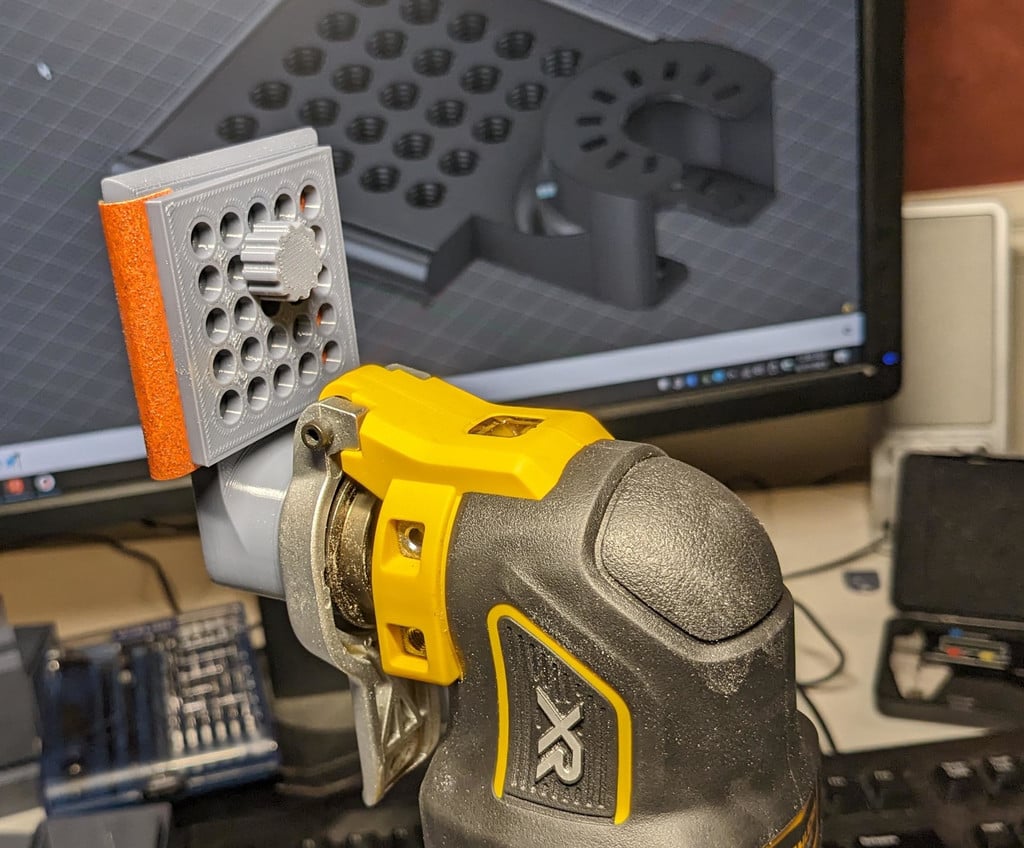 Sandpaper Adapter for Oscillating Multitool