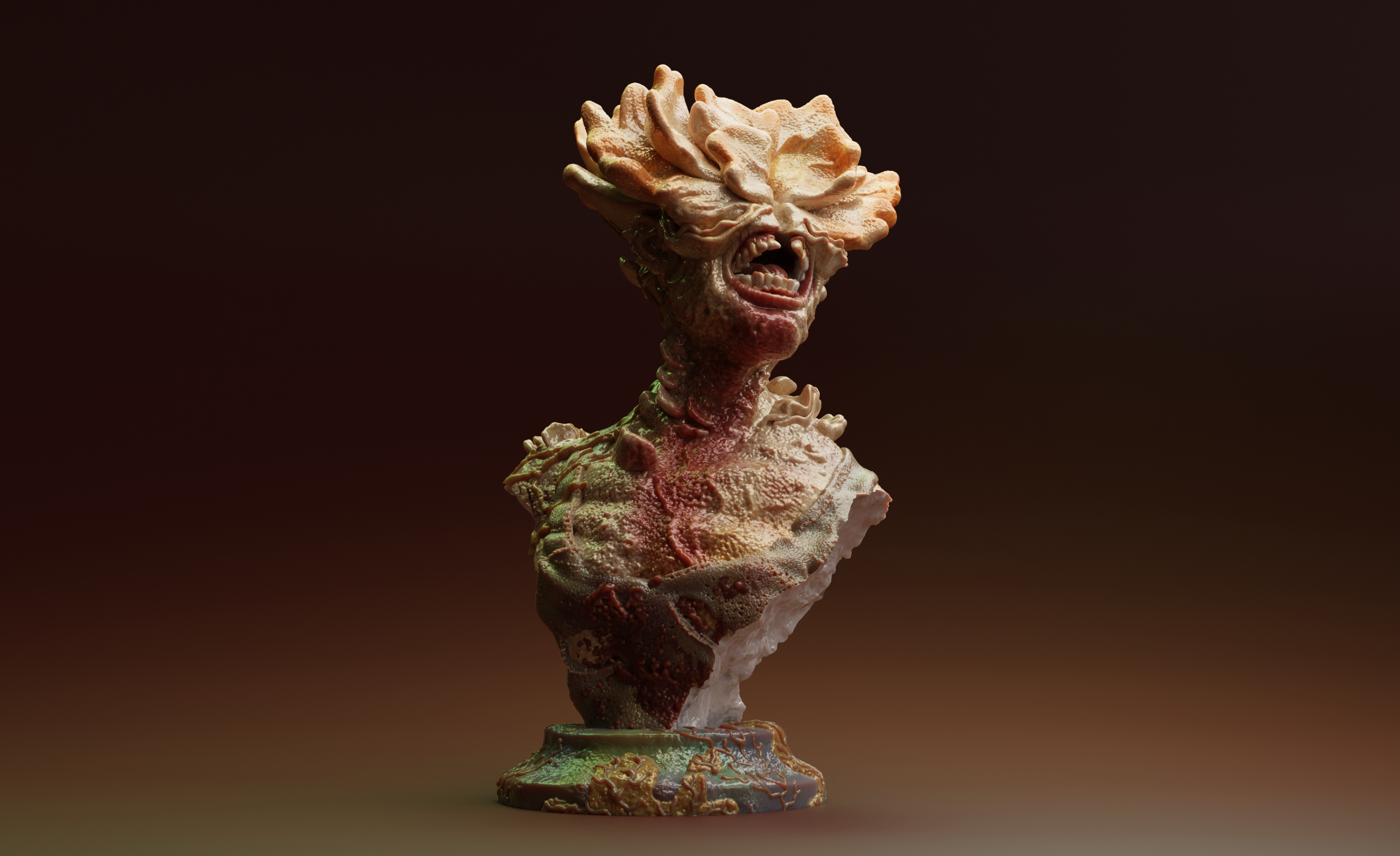 Clicker bust - presupported