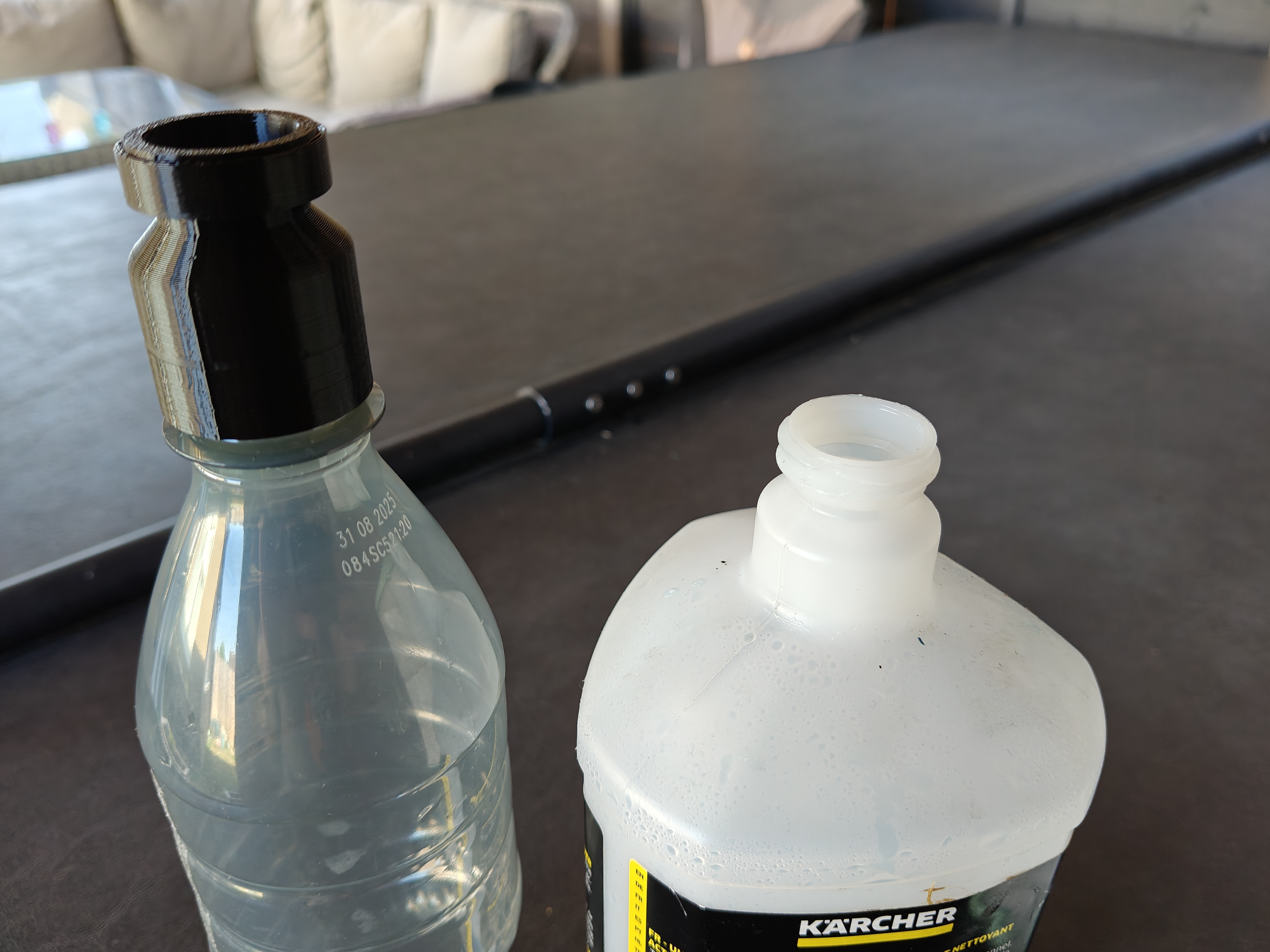 Karcher Snow Foam FJ10 bottle adapter and funnel