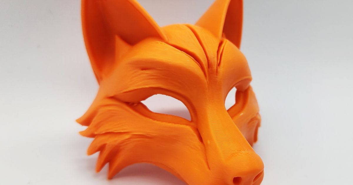 Fox Mask by Triple G Workshop | Download free STL model