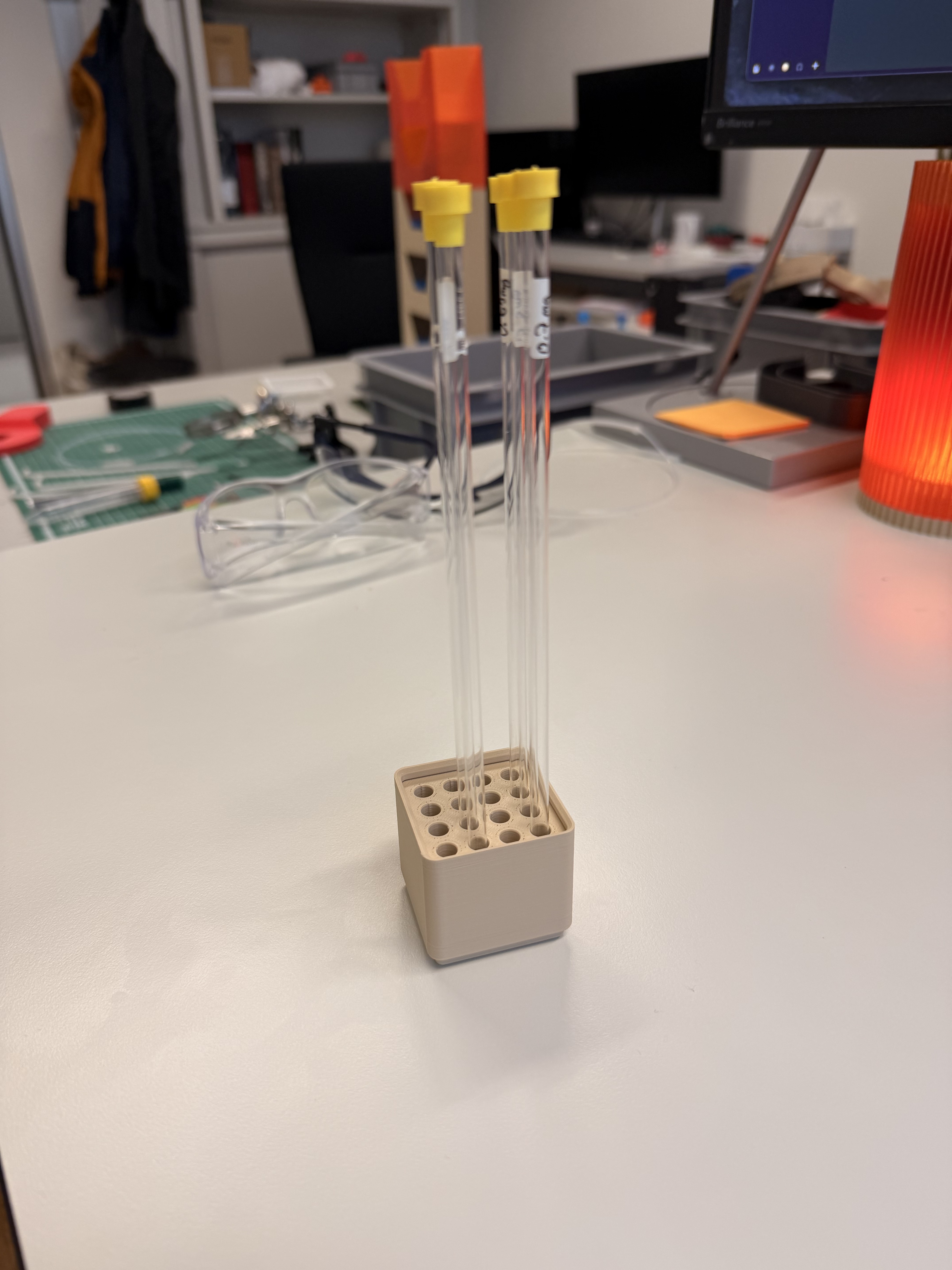 Gridfinity 1 x 1 NMR tube holder