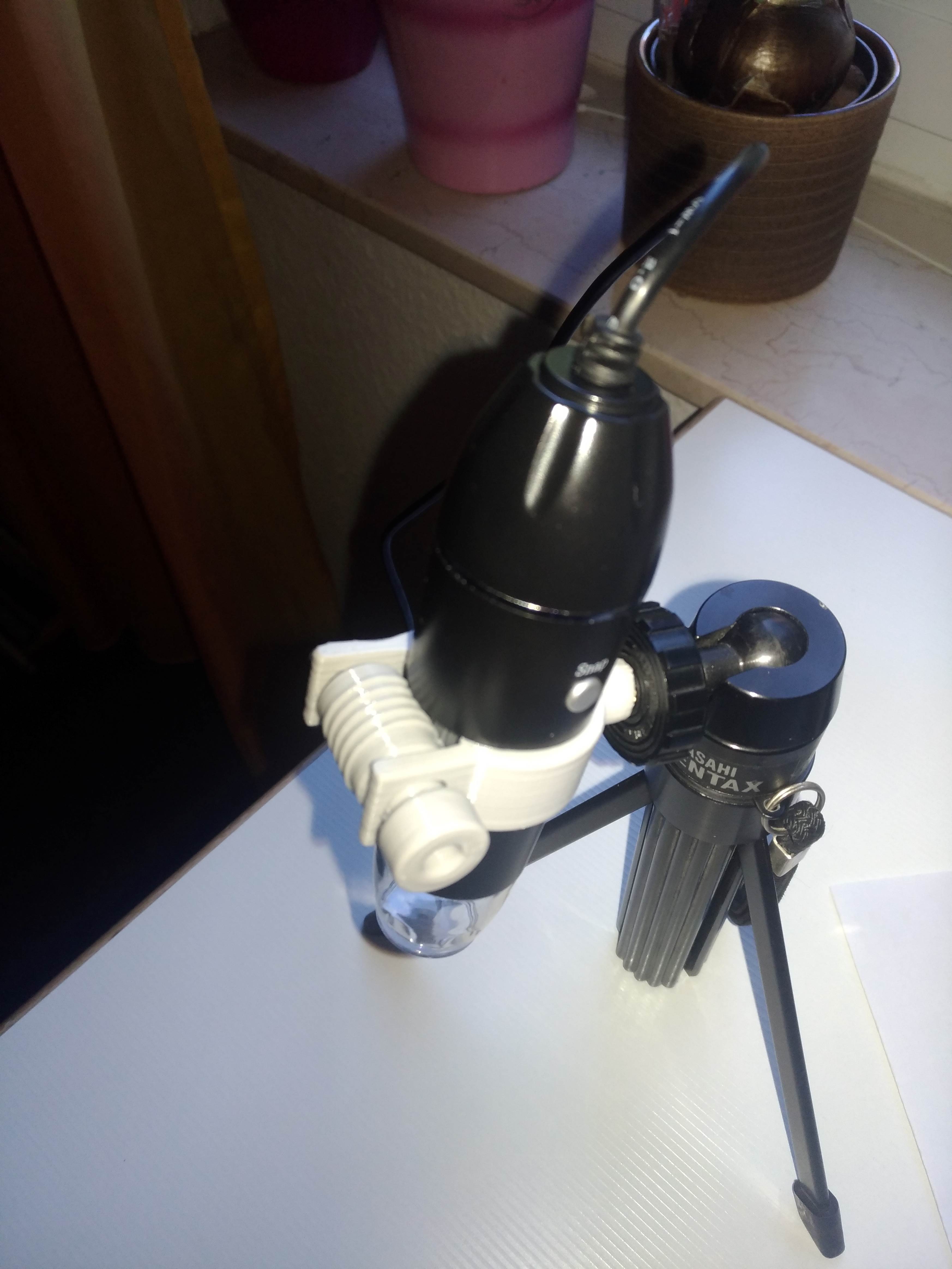 Yet an other USB microscope mount by W_J Download free STL model