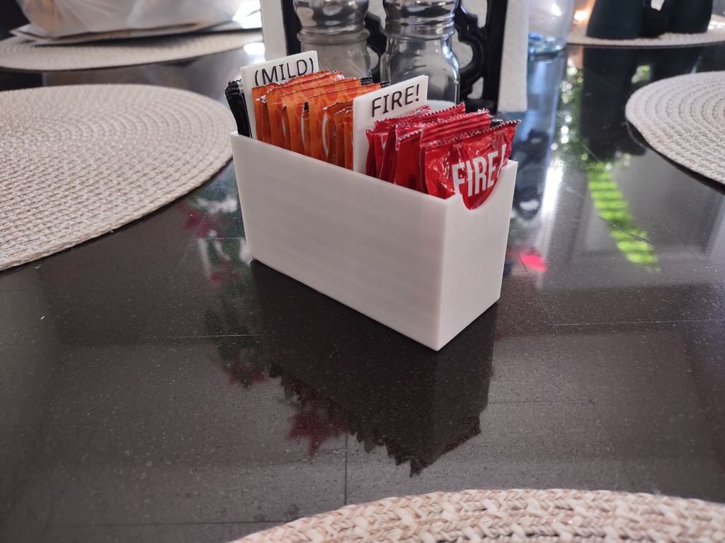 Condiment Packet Caddy Organizer By Faultedlogic Download Free STL condiment-packet-caddy-organizer-by-faultedlogic-download-free-stl